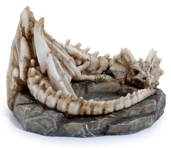 Shadows of Darkness Sleeping Bones Dragon Skeleton Tea Light Candle Holder (6cm) - Image 4