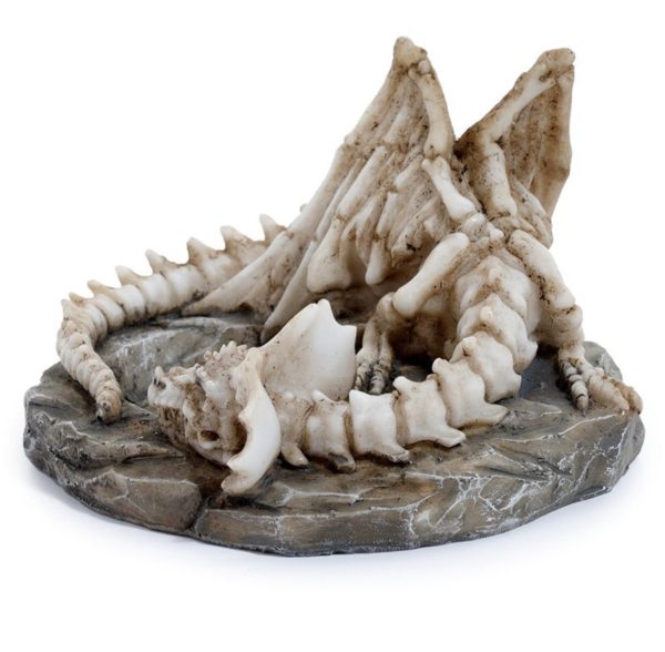 Shadows of Darkness Sleeping Bones Dragon Skeleton Tea Light Candle Holder (6cm) - Image 2