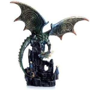 Dark Legends Wings of Magic Gateway Guardian Dragon (23cm) (Green/Brown)