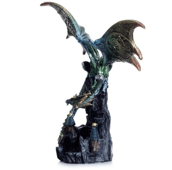 Dark Legends Wings of Magic Gateway Guardian Dragon (23cm) (Green/Brown) - Image 3