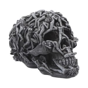 Nemesis Now©  “Hell’s Desire Naked Temptress” Skull Head Ornament (18cm) (Black)