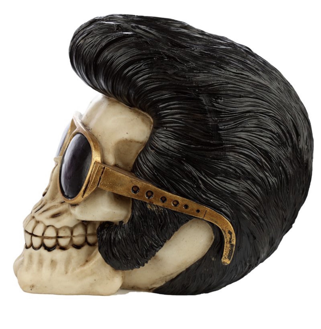 SK335 The King Rock N Roll Skull Ornament (15cm) - Image 4