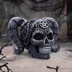 Nemesis Now© B6591Y3 Drop Dead Gorgeous - Solve and Coagula Baphomet Doll Skull (20.5cm)