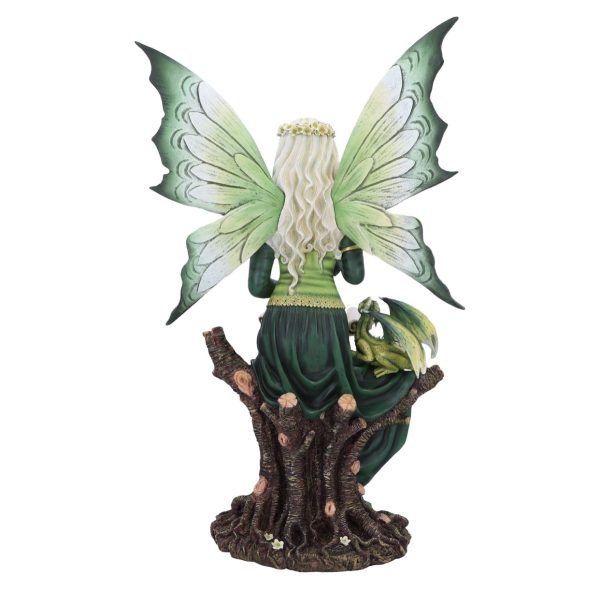 Nemesis Now©  “Giada” Fairy Scroll Drawing Dragon Companion Figurine Statue Ornament (49.5cm) - Image 7