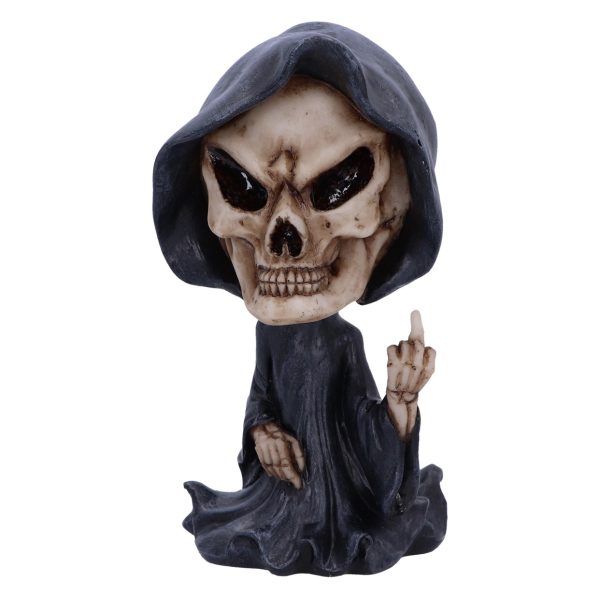 Nemesis Now© U6513Y3 "Reapers Wish" Grim Reaper Figurine (15cm) (Black/White) - Image 4