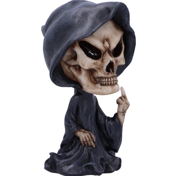 Nemesis Now© U6513Y3 "Reapers Wish" Grim Reaper Figurine (15cm) (Black/White) - Image 3
