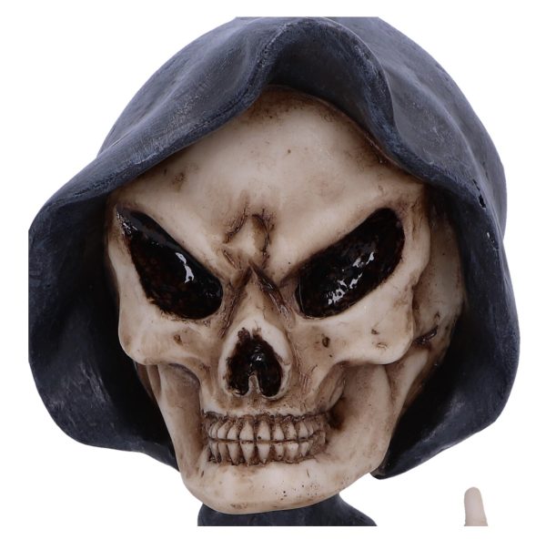 Nemesis Now© U6513Y3 "Reapers Wish" Grim Reaper Figurine (15cm) (Black/White) - Image 2