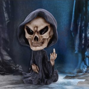 Nemesis Now© U6513Y3 "Reapers Wish" Grim Reaper Figurine (15cm) (Black/White)