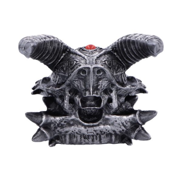 Nemesis Now©  "Tribal Flame" Jewelled Dragon Skull Head (21.5cm) - Image 7