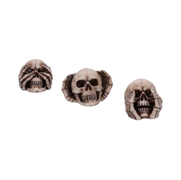 Nemesis Now© "Three Wise Skulls" See No, Hear No, Speak No Evil Three Wise Skulls (7.5cm) - Image 2