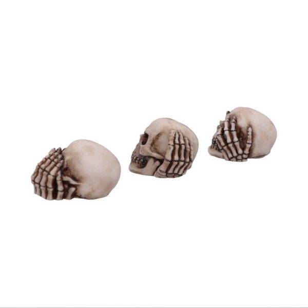 Nemesis Now© "Three Wise Skulls" See No, Hear No, Speak No Evil Three Wise Skulls (7.5cm) - Image 7