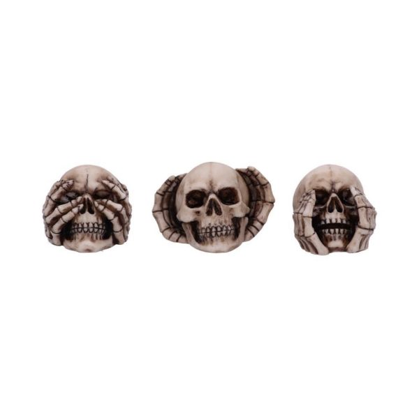 Nemesis Now© "Three Wise Skulls" See No, Hear No, Speak No Evil Three Wise Skulls (7.5cm) - Image 3