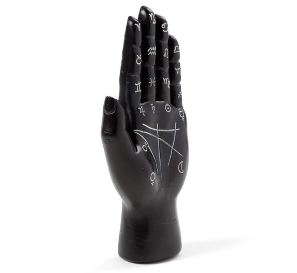Black Mantric Hand/Tarot Hand Palm (15cm) - Image 2