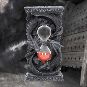 Nemesis Now©  Time Guardian Hour Glass Gothic Dragon Sand Timer (18cm) (Resin/Glass)