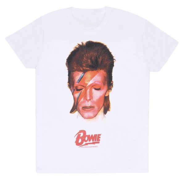David Bowie© - Aladdin Sane Band T-shirt (Unisex)  (White)