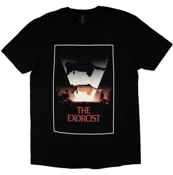 Warner Bros© The Exorcist© Levitate Horror Movie T-shirt (Unisex) (Black)