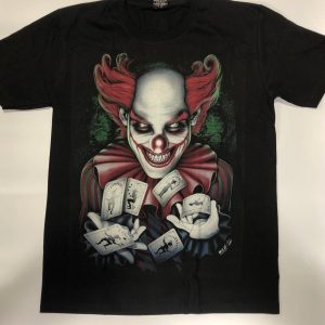 Gothic Designs Clown T-shirt W-0207 / BW-007 (Double sided) (Unisex)