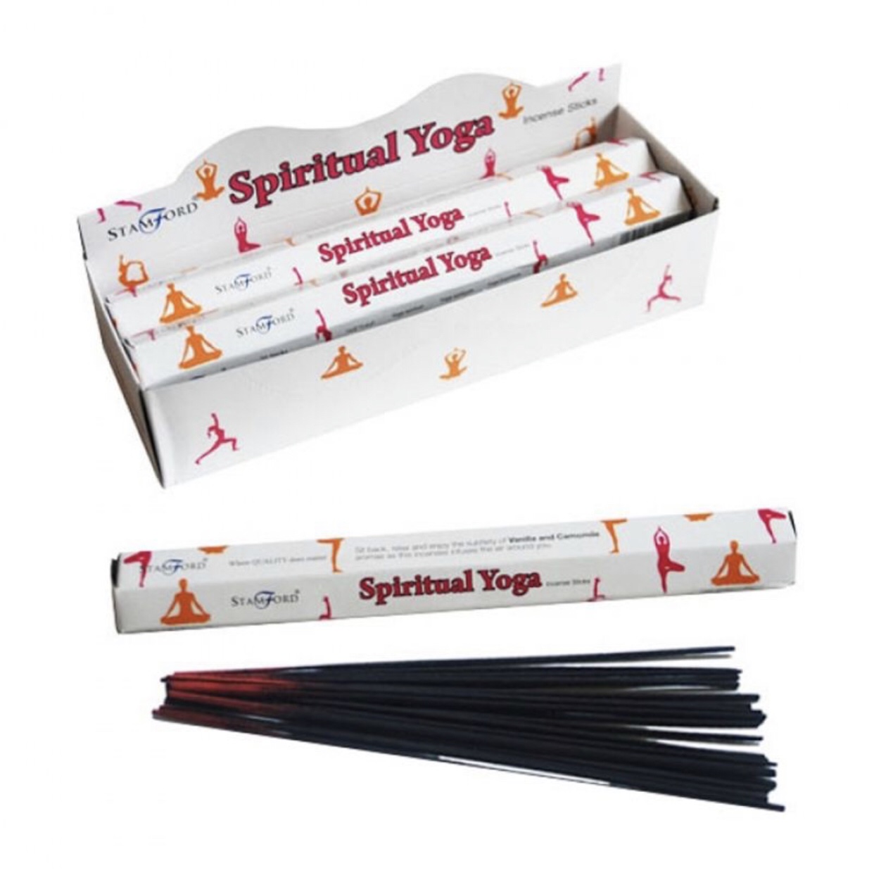 37618 Stamford Inc Spiritual Yoga Incense sticks (20 Incense Sticks)