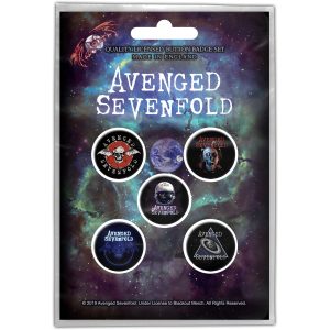 Avenged Sevenfold© Button Badge Pack “Avenged Sevenfold The Stage” Licensed BandBadges (25mm)