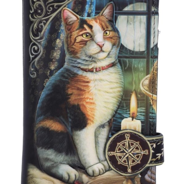 Nemesis Now© Lisa Parker© B5307S0 Adventure Awaits Calico Cat Embossed Purse (18.5cm) - Image 4