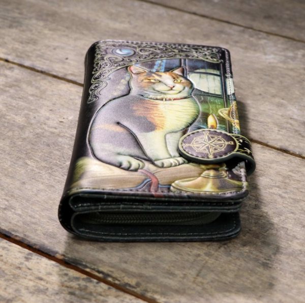 Nemesis Now© Lisa Parker© B5307S0 Adventure Awaits Calico Cat Embossed Purse (18.5cm) - Image 3