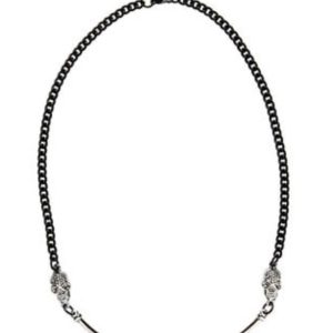 img_7768 Blood covered tools necklace attached to dark grey necklace chain