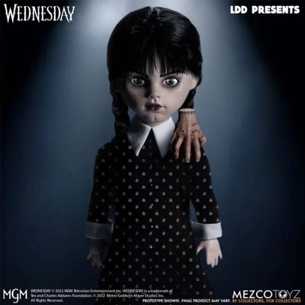 MEZCO© Living Dead Dolls Wednesday Addams Family Netflix