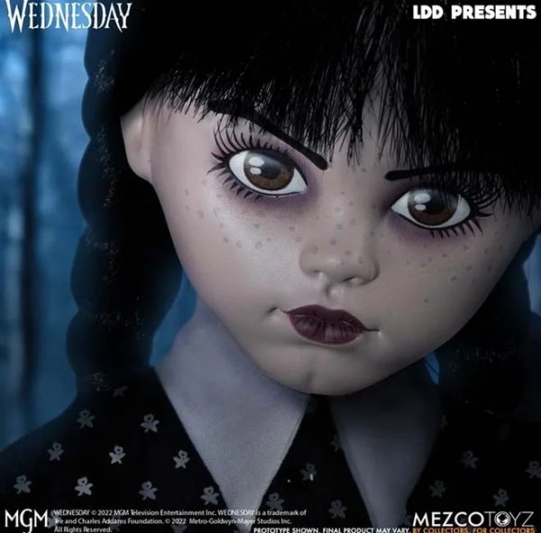 MEZCO© Living Dead Dolls Wednesday Addams Family Netflix - Image 2