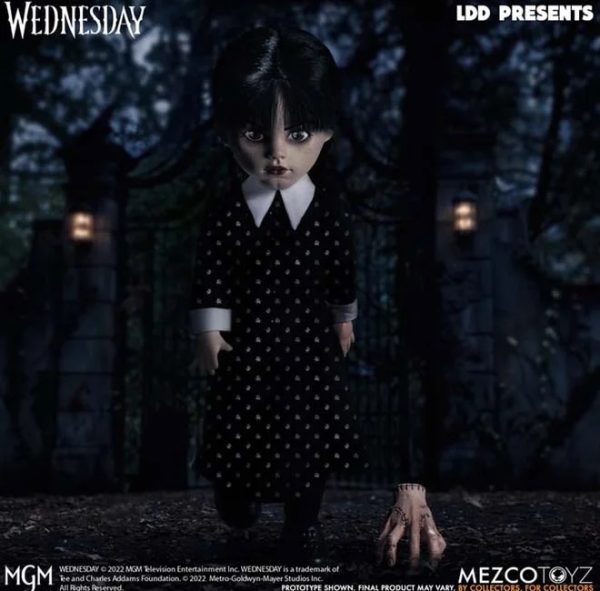 MEZCO© Living Dead Dolls Wednesday Addams Family Netflix - Image 3