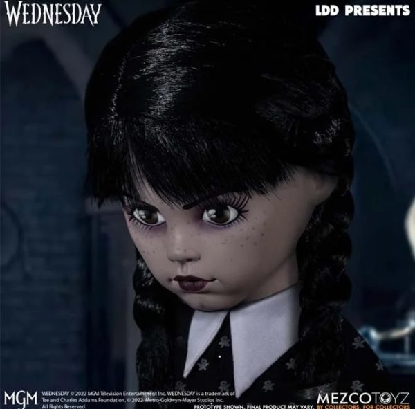 MEZCO© Living Dead Dolls Wednesday Addams Family Netflix - Image 6