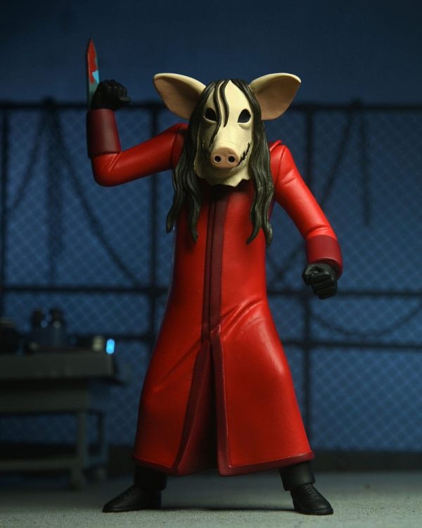 NECA© Toony Terrors SAW Jigsaw (Red Robe Version) 6″ Action Figure - Image 4