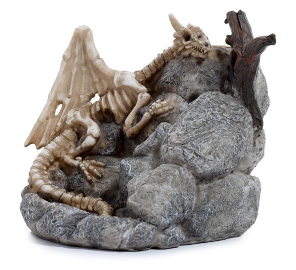 Shadows of Darkness Sleeping Bones Dragon Skull Backflow Incense Burner (13.5cm) - Image 2