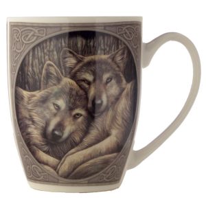 MULP23 Lisa Parker© Loyal Companions Wolf Porcelain Mug