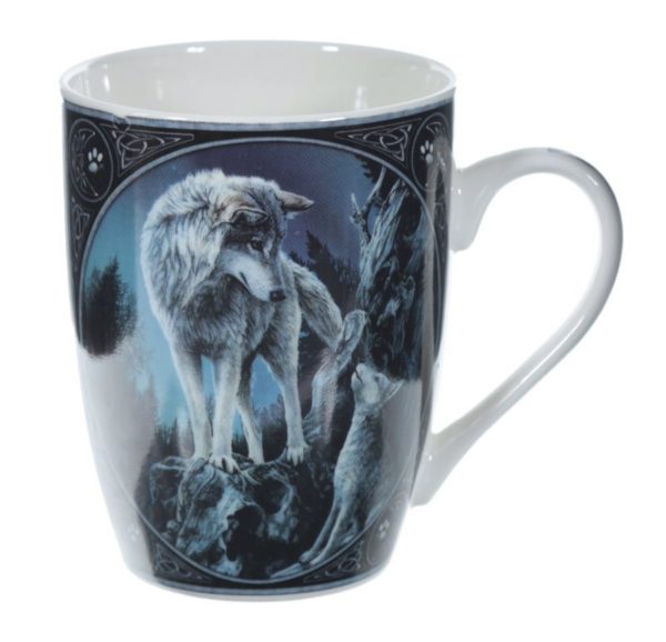 MULP41 Lisa Parker© Guidance Wolf Design Porcelain Mug