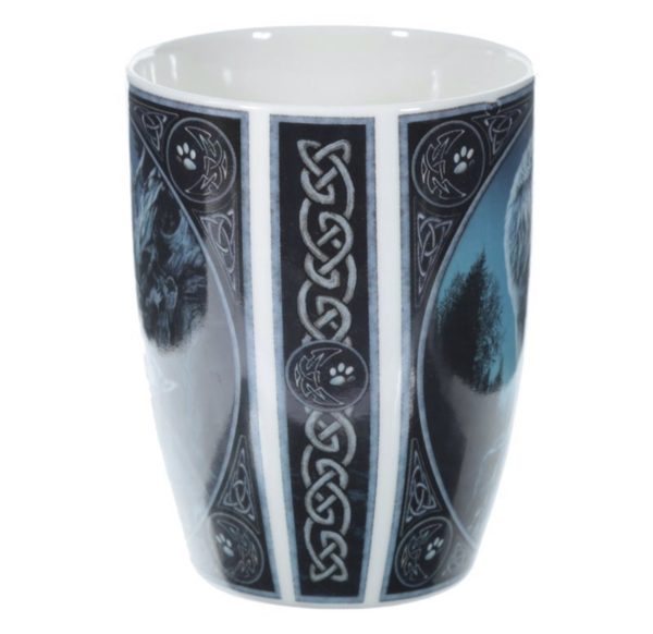 MULP41 Lisa Parker© Guidance Wolf Design Porcelain Mug - Image 5