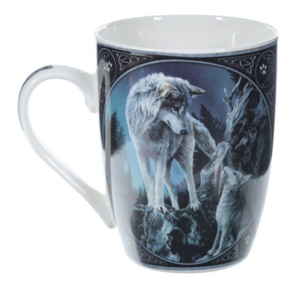 MULP41 Lisa Parker© Guidance Wolf Design Porcelain Mug - Image 3