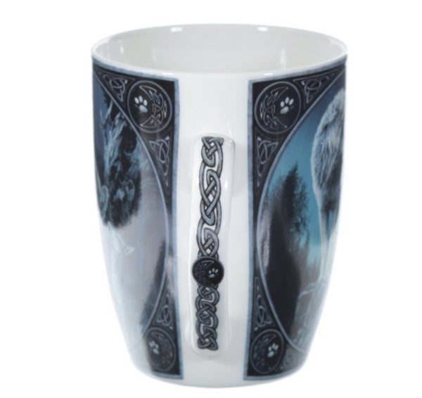 MULP41 Lisa Parker© Guidance Wolf Design Porcelain Mug - Image 4