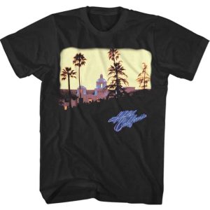 img_8332 Eagles© “Hotel California” Official Band T-shirt (Unisex) (Black)