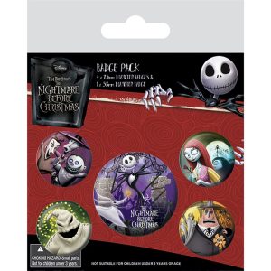 NIGHTMARE BEFORE CHRISTMAS© (CHARACTERS) BADGE PACK