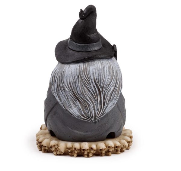 Dark Wizard & Black Cat LED Incense Cone Burner Ornament (17cm) - Image 6