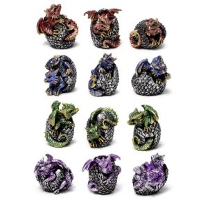 Elements Dragon Hatching Dragon Egg Statue Ornament (5cm)