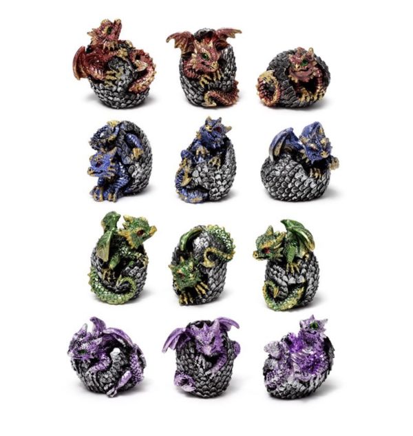 Elements Dragon Hatching Dragon Egg Statue Ornament (5cm)