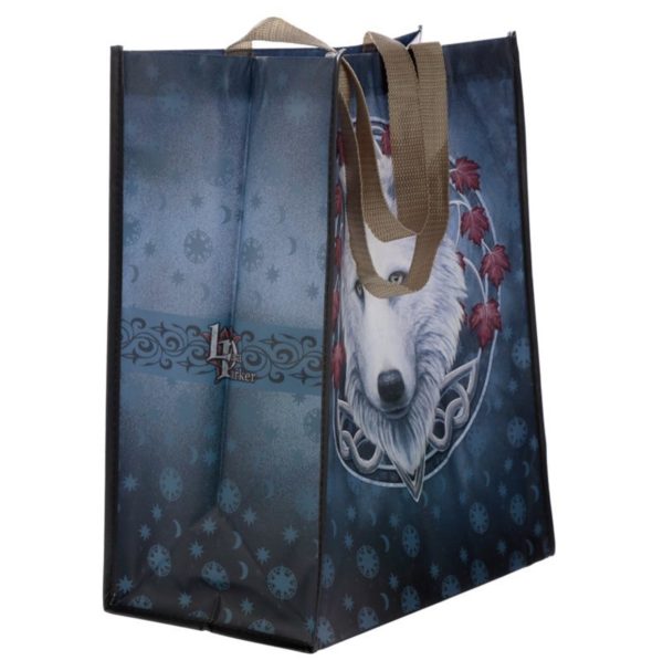Lisa Parker© Guardian of the Fall Wolf Reusable Shopping Bag (40cm) - Image 3