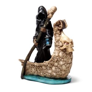 The Reaper of Death LED Boat of Skulls Ornament (20cm)