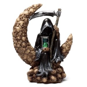 The Reaper of Death LED Moon of Skulls Ornament (21.5cm)