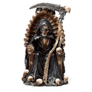 The Reaper of Death LED Throne of Skulls (23.5cm)
