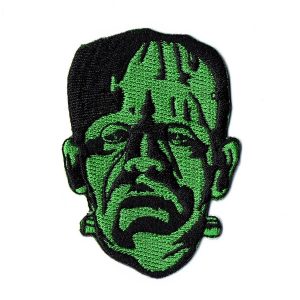 Frankenstein Head Embroidered Patch (8cm)