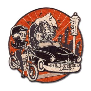 Finks n Femmes Large Embroidered Patch (8cm)