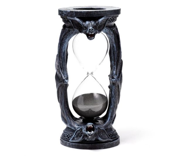 Bat Wings Hour Glass Pentagram (19.5cm)