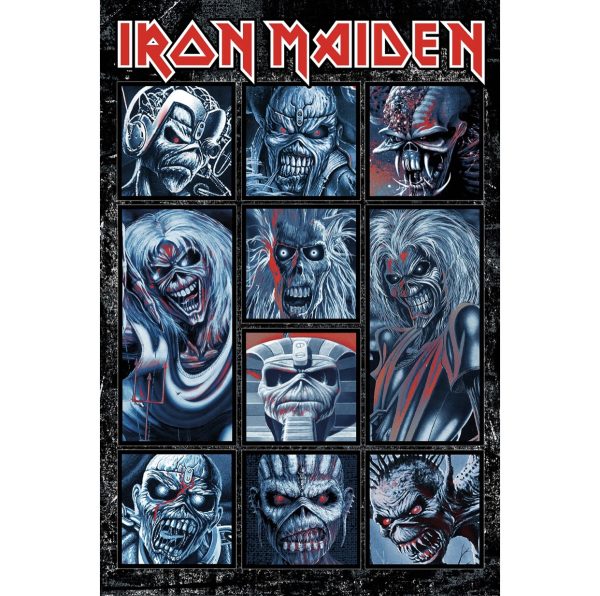 IRON MAIDEN© (TEN EDDIES) MAXI POSTER 61cm x 91.5cm